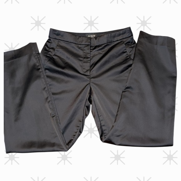 J. Crew Pants - J. Crew Collection Kate Satin Straight Leg Pants